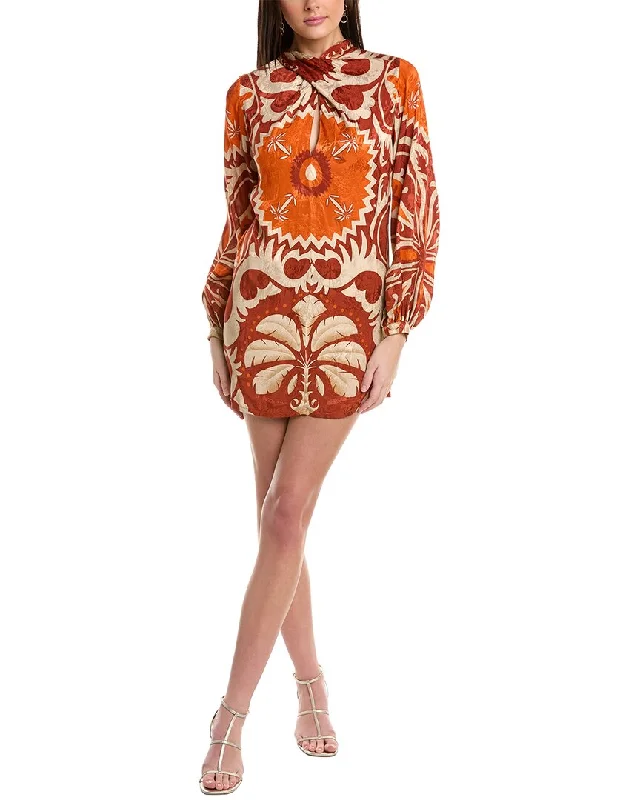 Daily Deals Johanna Ortiz Contorno Lejano Mini Dress Exquisite Craftsmanship