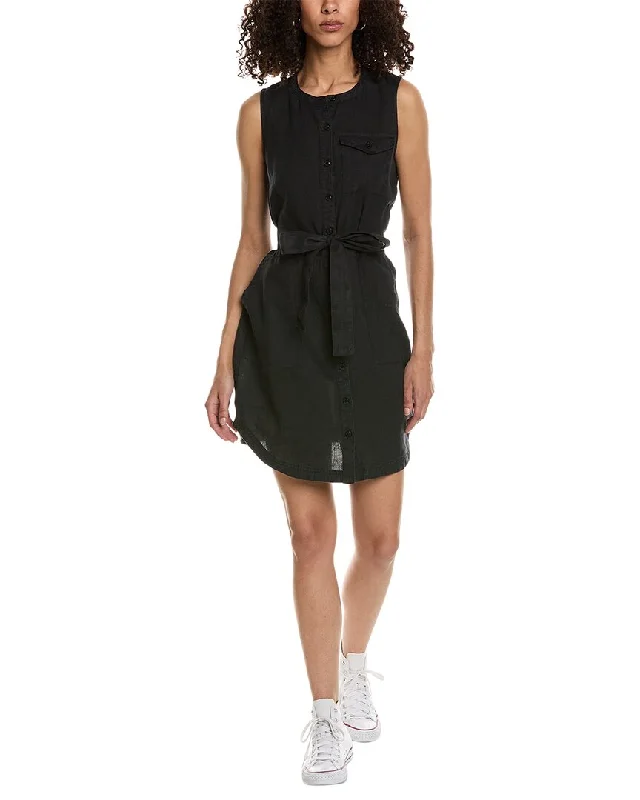 Elegant Fashion Offers Michael Stars Brady Utility Linen Mini Dress Chic Urban Fashion Look