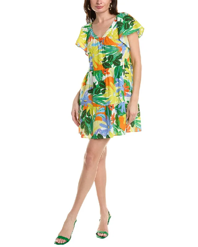 Insane Discount Onslaught Velvet by Graham & Spencer Maeve Mini Dress Vibrant Prints