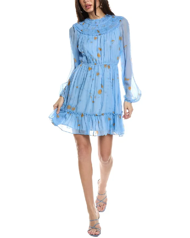 Daily Deals Jason Wu Ruched Silk Mini Dress Mid - Season Sale