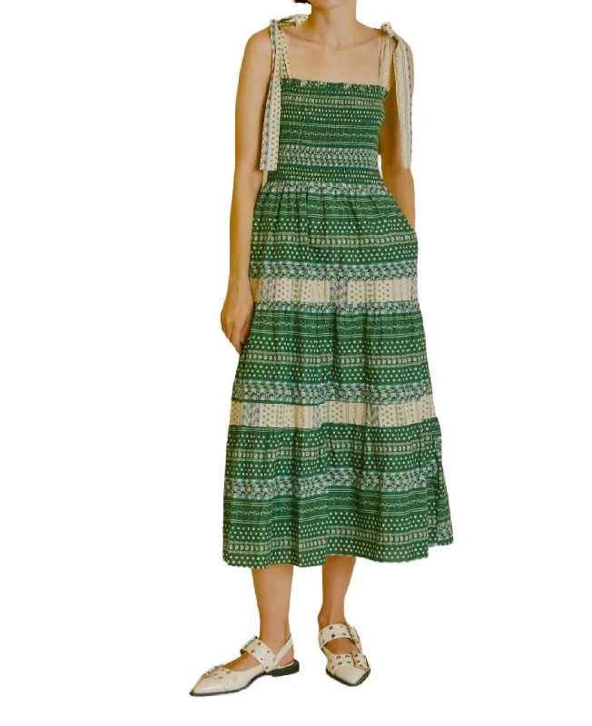 Casual Yet Chic Sales Augusta Midi Dress In Green Weekend Special