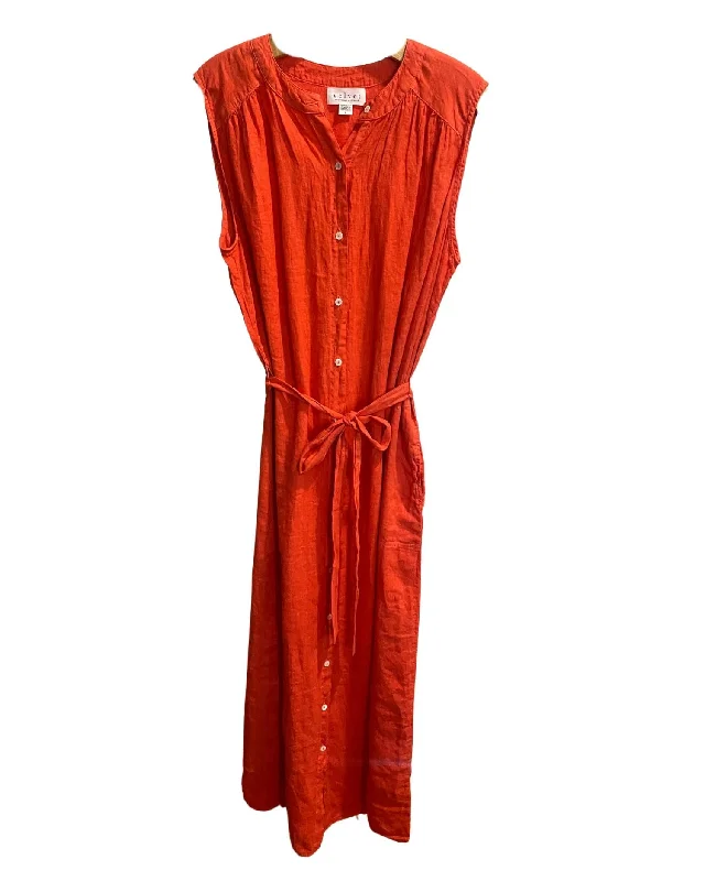 Massive Selection Sale Women's Luna Wrap Midi Dress In Paprika Effortless Style