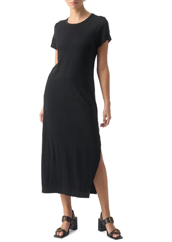 Retro Style Promotions Bring Me Back Midi Dress In Black Classic Charm