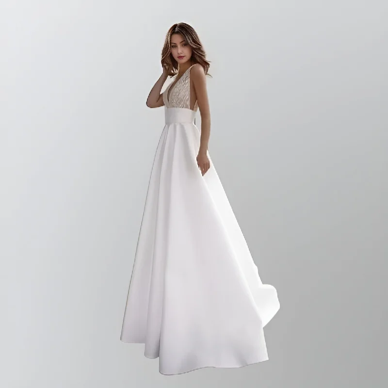 Break Fashion Norms LUZ Wedding Dress Alluring Design