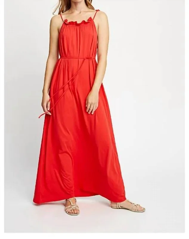 Exclusive Discount Stacie Maxi Dress In Rd Minimalist Chic