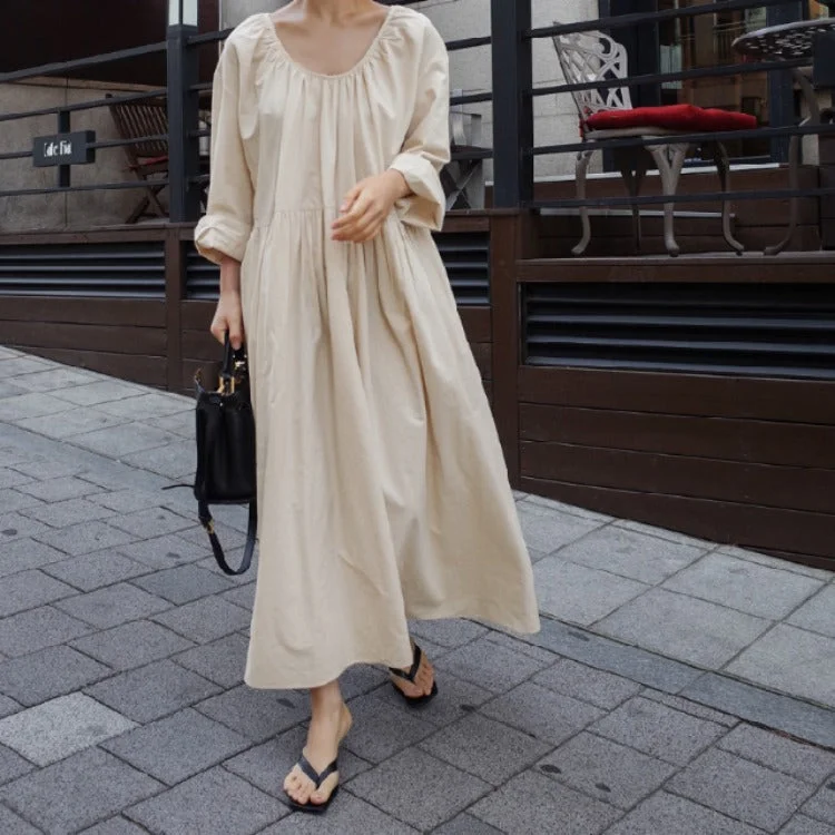 Latest Trends Julia Fashion - Woman Long Sleeve Solid Backless Dress Grab Romantic Date - Night Styles Now