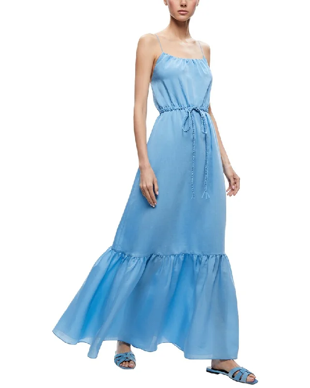 End Of Season Sale alice + olivia womens  Jayda Belted Maxi Dress, 2 Flash Deals