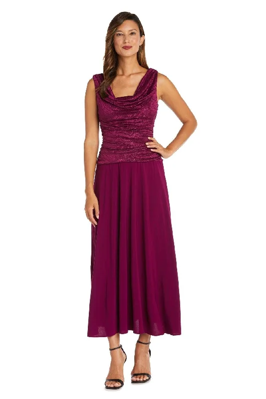 Daily Deals R&M Richards 3629P Long Formal Petite Maxi Dress Classic Charm