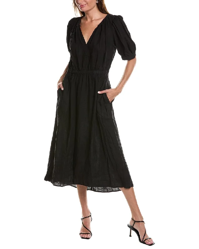 Season Offer Velvet by Graham & Spencer Whitney Linen Maxi Dress Statement Piece