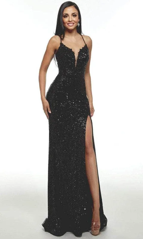 Flash Sale, Don'T Miss Alyce Paris 61031 - Sleeveless Sequin Evening Dress Elegant Contour