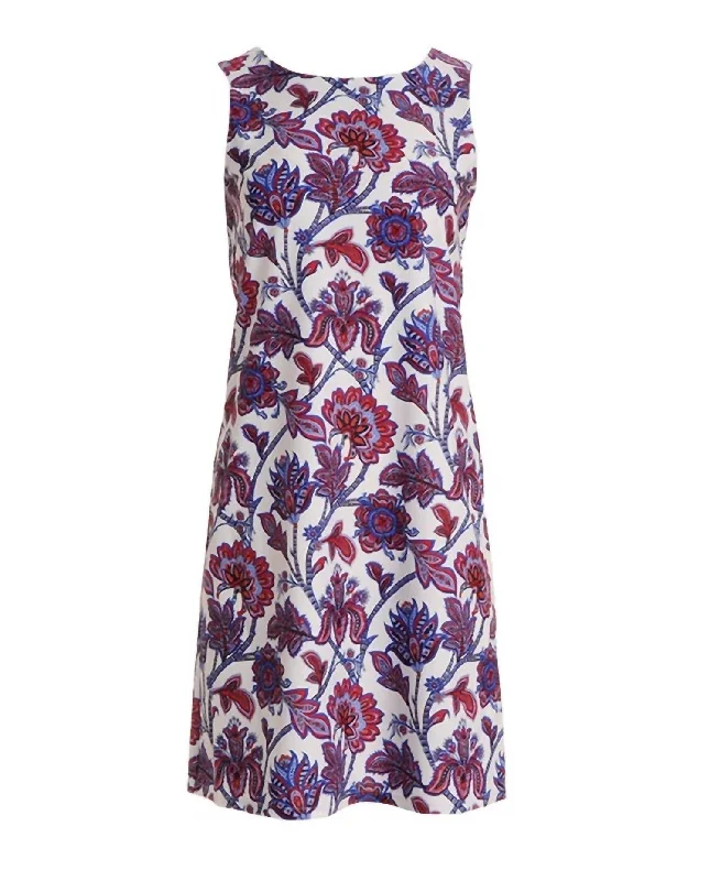 Hot Brand Discounts Megan Dress In Floral Americana Multi Luxury Comfort