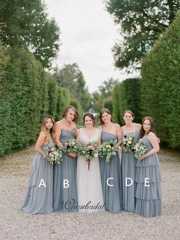 Must Haves Newest Trendy Bridesmaid Dresses, Mismatched Custom Design Bridesmaid Dresses Modern Glamour