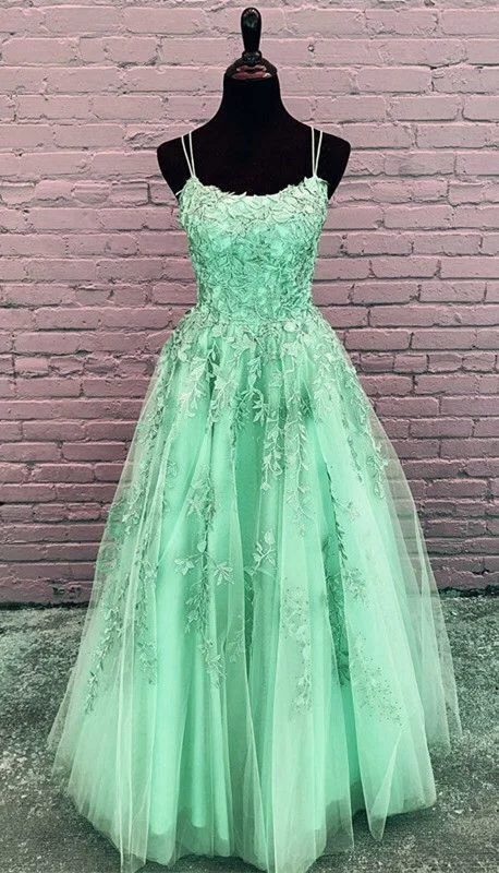 Top Brand Discounts Elegant Prom Dresses Ball Gown Tulle Floor Length Lace Embroidery   cg18122 Sleek Design