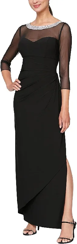 Best Sellers Alex Evenings AE82351578 Long Formal Dress Elegant Contour