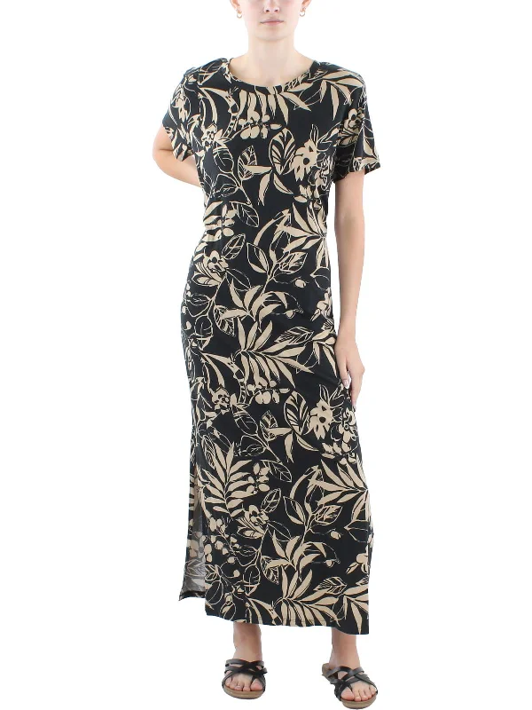 Comfort Meets Fashion Womens Maxi Printed Maxi Dress Graceful Cut