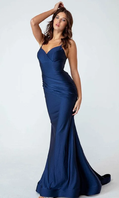 Hot Styles Eureka Fashion 9151 - V-Neck Sleeveless Prom Dress Fashion-Forward Style