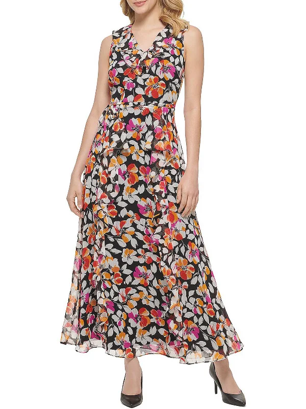 Summer Fashion Womens Floral Long Maxi Dress Effortless Comfort