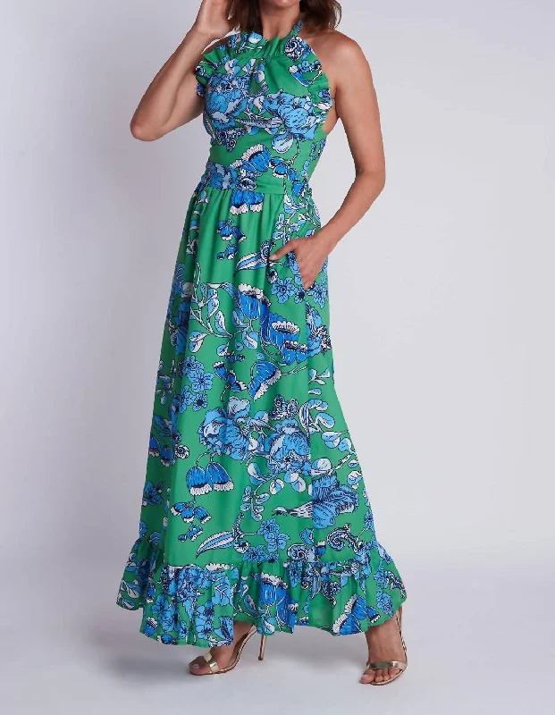 Fashion Forward Dove Maxi Dress In Cordelia Kelly Refined Look