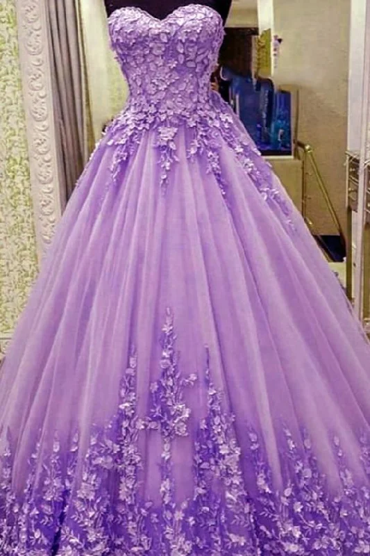 Best Sellers prom dresses Amazing Lilac Ball Gown Dresses    cg17830 Sophisticated Cut