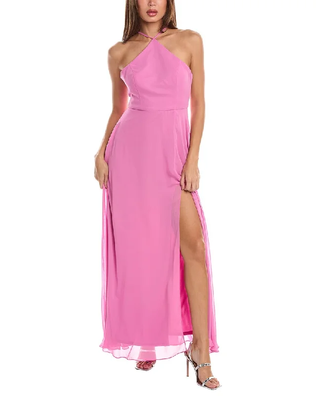 Mega Sale Lovely Halter Maxi Dress Polished Finish