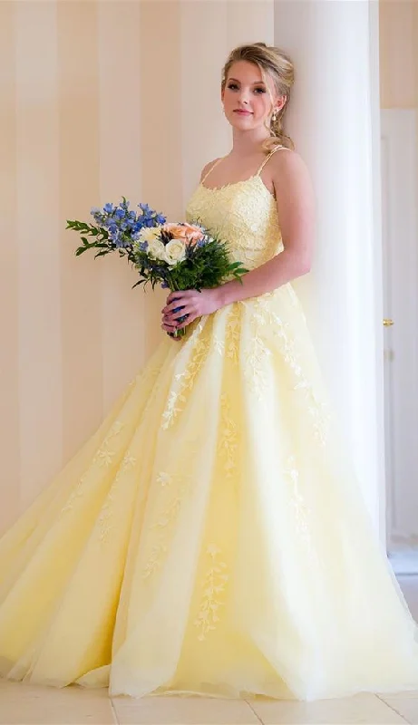 Daring Fashion Promotions ball gown long prom dresses, formal yellow prom gowns, chic graduation party dresses   cg8122 Charming Silhouette