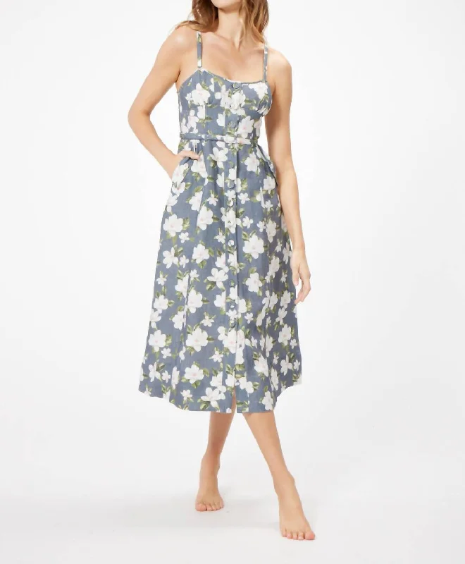 New Season Fashion Preview Havie Sweetheart Dress In Navy Floral Vintage Retro Party Wear