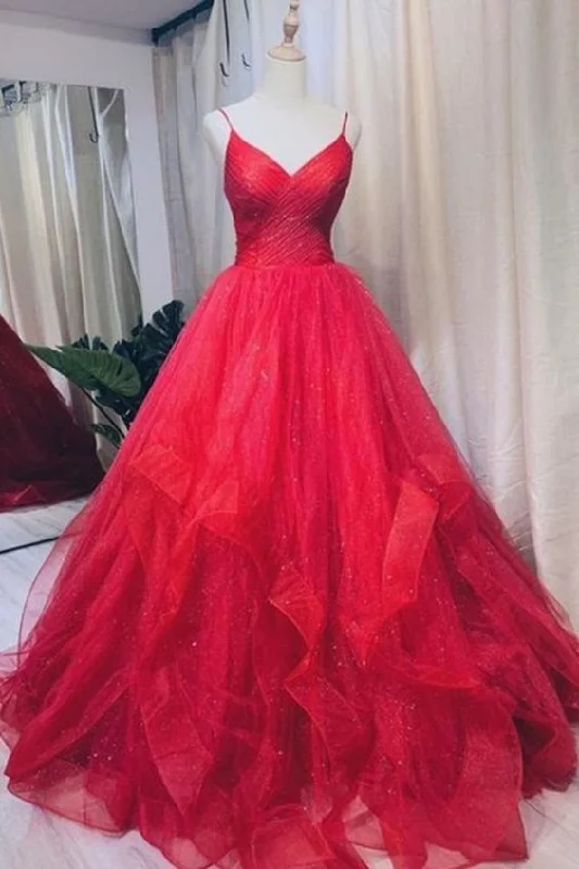 Low Price Special Red Ball Gown prom party dress for women   cg11833 Modern Romance