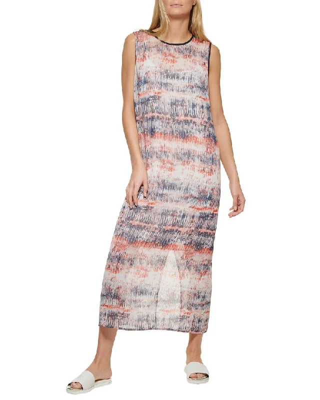 Trend Forward Threads DKNY Printed Maxi Dress Limited - Stock