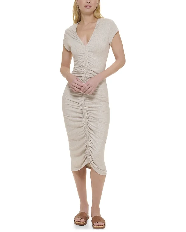 Luxury Fashion DKNY Maxi Dress Feminine Soft - Hued Look