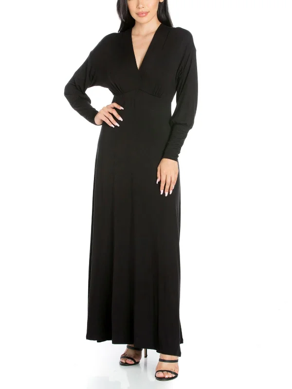 Timeless Elegance Sale Womens Solid Rayon Maxi Dress Dreamy Aesthetic