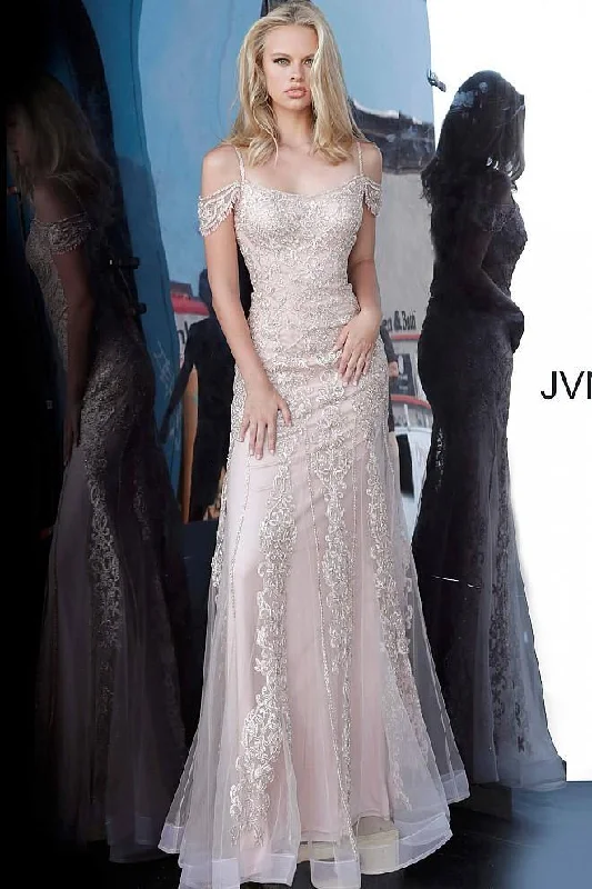 Trendy Street Style Jovani 02011 Long Evening Prom Gown End - Of - Month Blowout