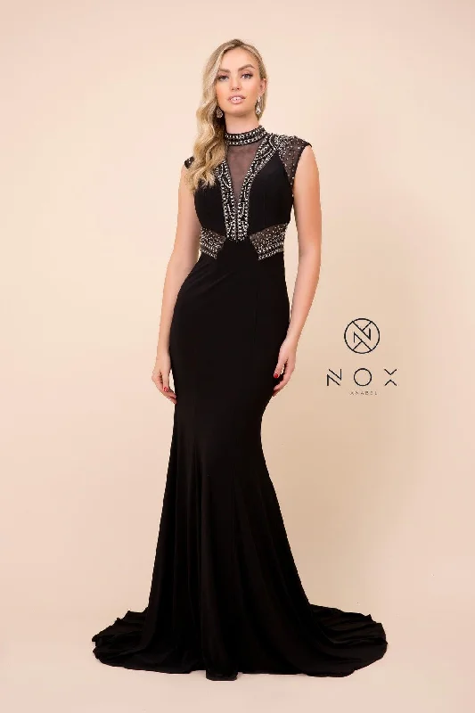 Fashion Essentials Long Prom Dress Black Formal Evening Gown Limited - Stock