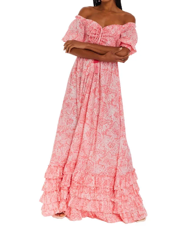 Exclusive Deals Online Sienna Maxi Dress In Pink Rose End - Of - Month Blowout