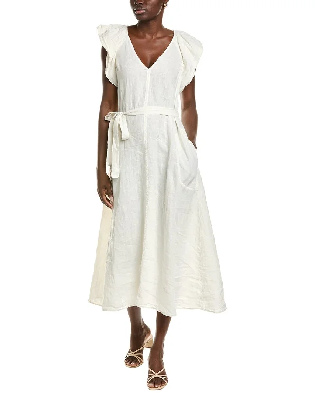 Limited Time Offer Velvet by Graham & Spencer Cacey Linen Maxi Dress Soft Textures