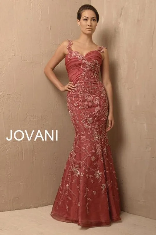 Contemporary Chic Promotions Jovani Sleeveless Floral Long Prom Dress Sale Y2K Nostalgic Fashion Look