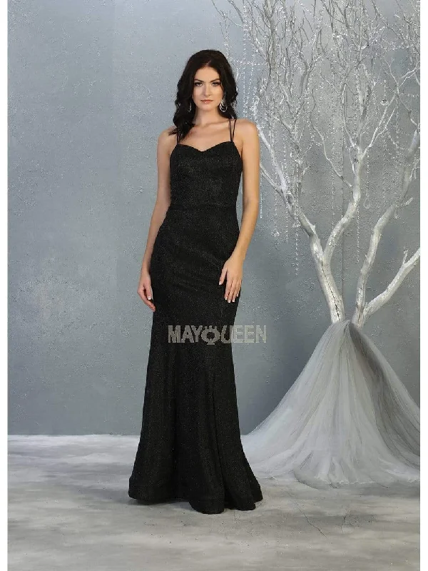 Seasonal Fashion May Queen - MQ1806 Sleeveless Sweetheart Trumpet Dress Casual Elegance