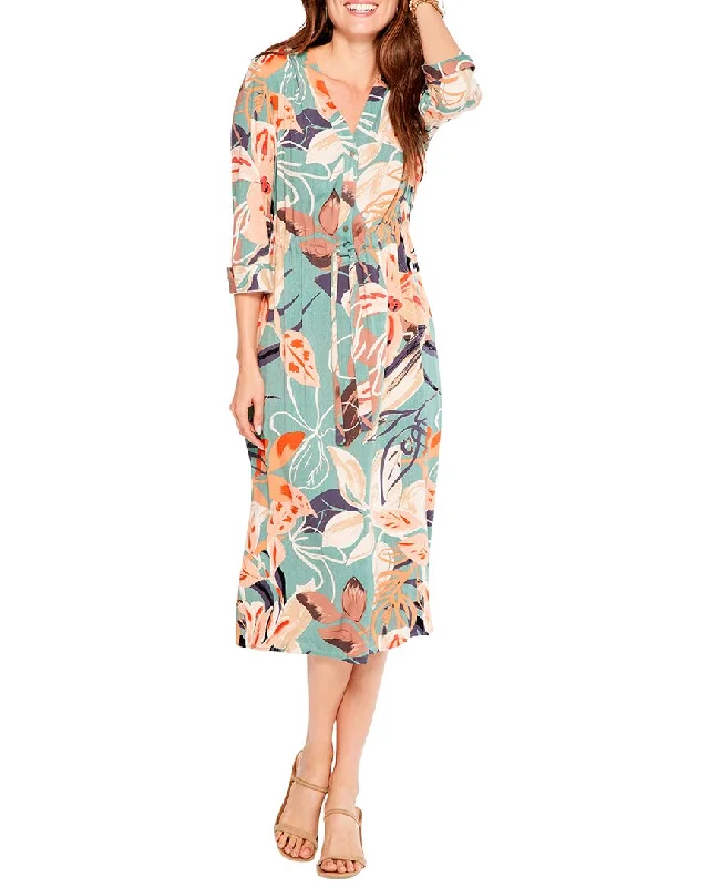 The Latest Fashion Trends NIC+ZOE Artful Floral Live In Dress Dreamy Draping