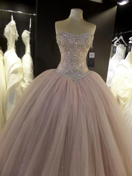 Exclusive Sale ball gown Prom Dresses Tulle Lace Appliques   cg16835 Graceful Movement