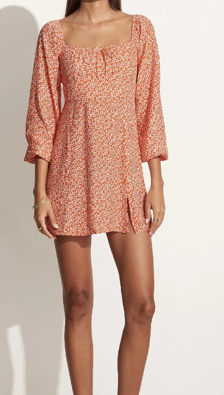 Casual Yet Chic Sales Ballari Mini Dress In Yumi Floral Print Sophisticated Cut