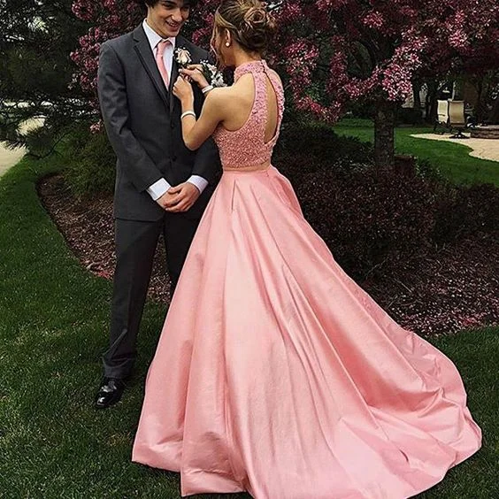 Casual Chic pink long evening gown Prom Dress    cg16611 Art Deco Geometric Pattern Look