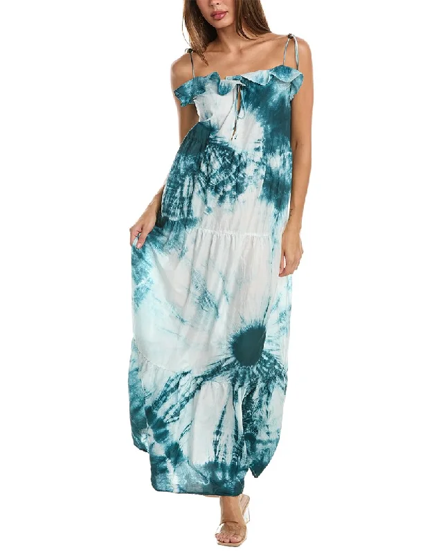 Seasonal Clearance PINKO Moncalieri Maxi Dress Coastal Beach - Inspired Style