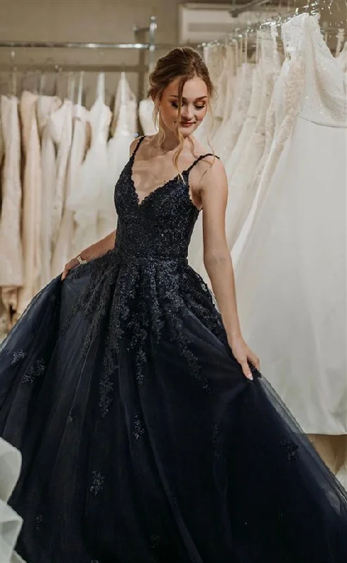 Flash Sale Fever pretty black long prom dresses, modest prom gowns with lace, fashion a line prom dresses  cg7350 Limited - Edition Drops