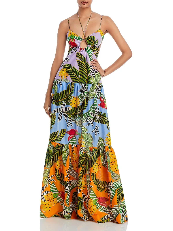 Shop Sale Items Womens Full Length Printed Maxi Dress Now On Sale For Chic Urban Styles